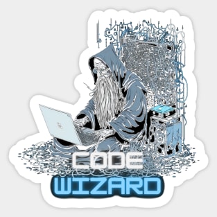 Code Wizard Sticker